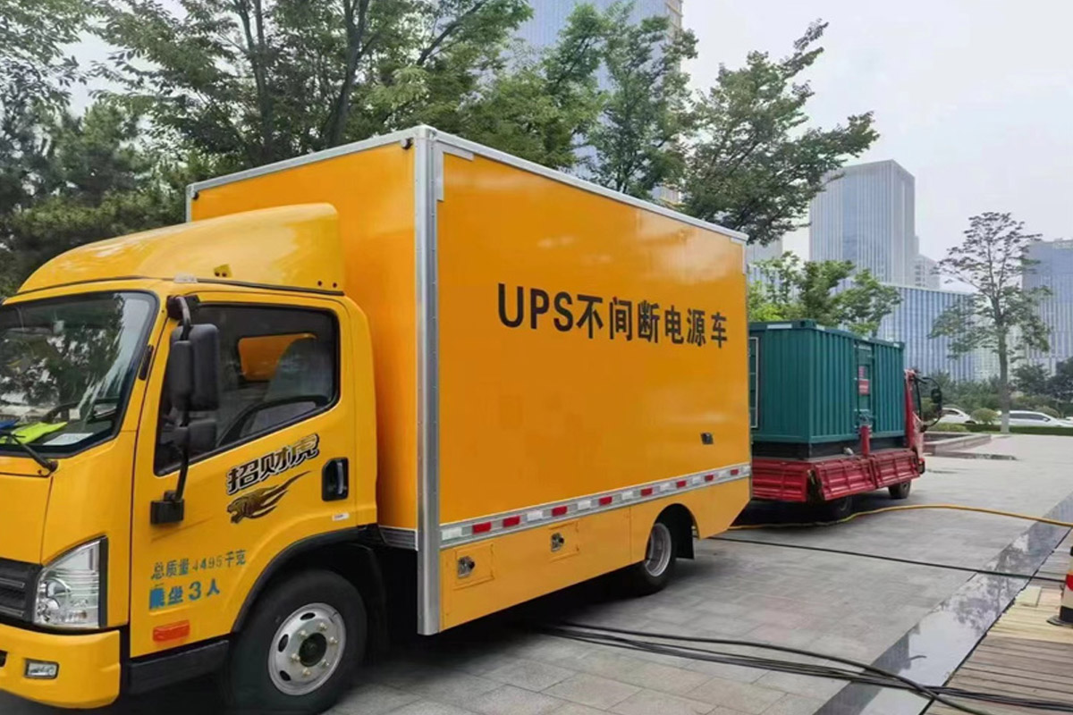 武城发电机租赁施工现场